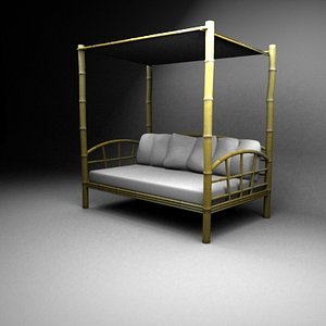 Bamboo sofa