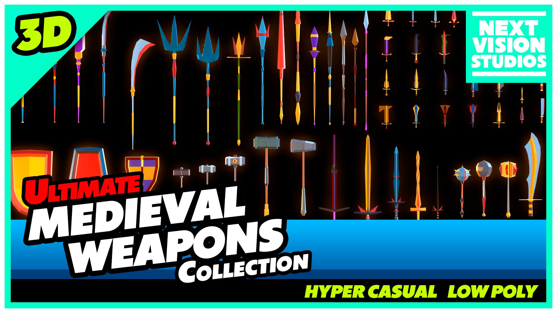 MEDIEVAL WEAPONS LOW-POLY PACK 3D Model - TurboSquid 2349563