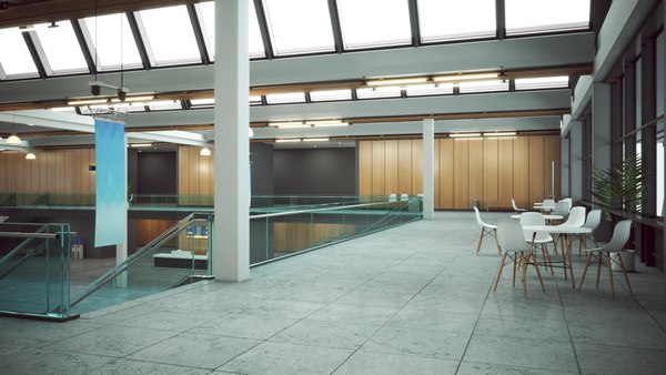modelo 3d Exhibition Hall - TurboSquid 2067709