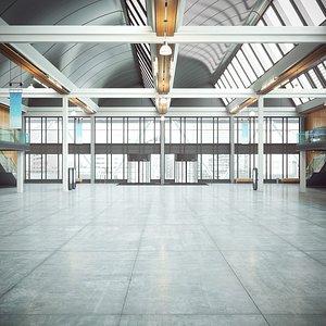 Exhibition hall 3D model