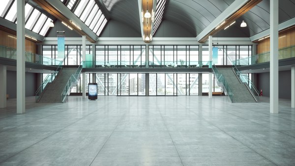 modelo 3d Exhibition Hall - TurboSquid 2067709