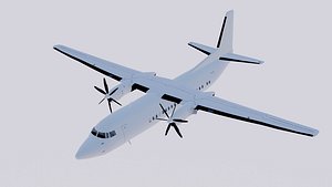 3D model fokker 50