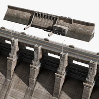Concrete Gravity Dam with Powerhouse