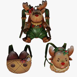 3D 3x Backpack christmas