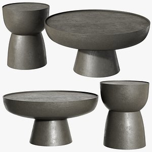 3D Snoc outdoor coffee tables Pigalle