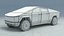 3D tesla cybertruck