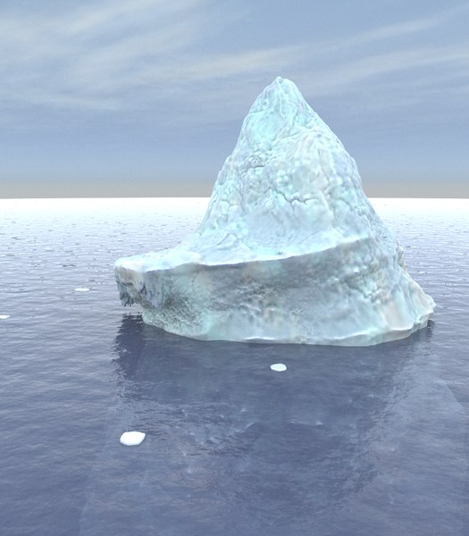 3d iceberg ice berg