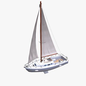 Sailing Yacht with Interior