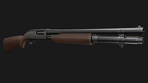 3D Remington 870 Shotgun