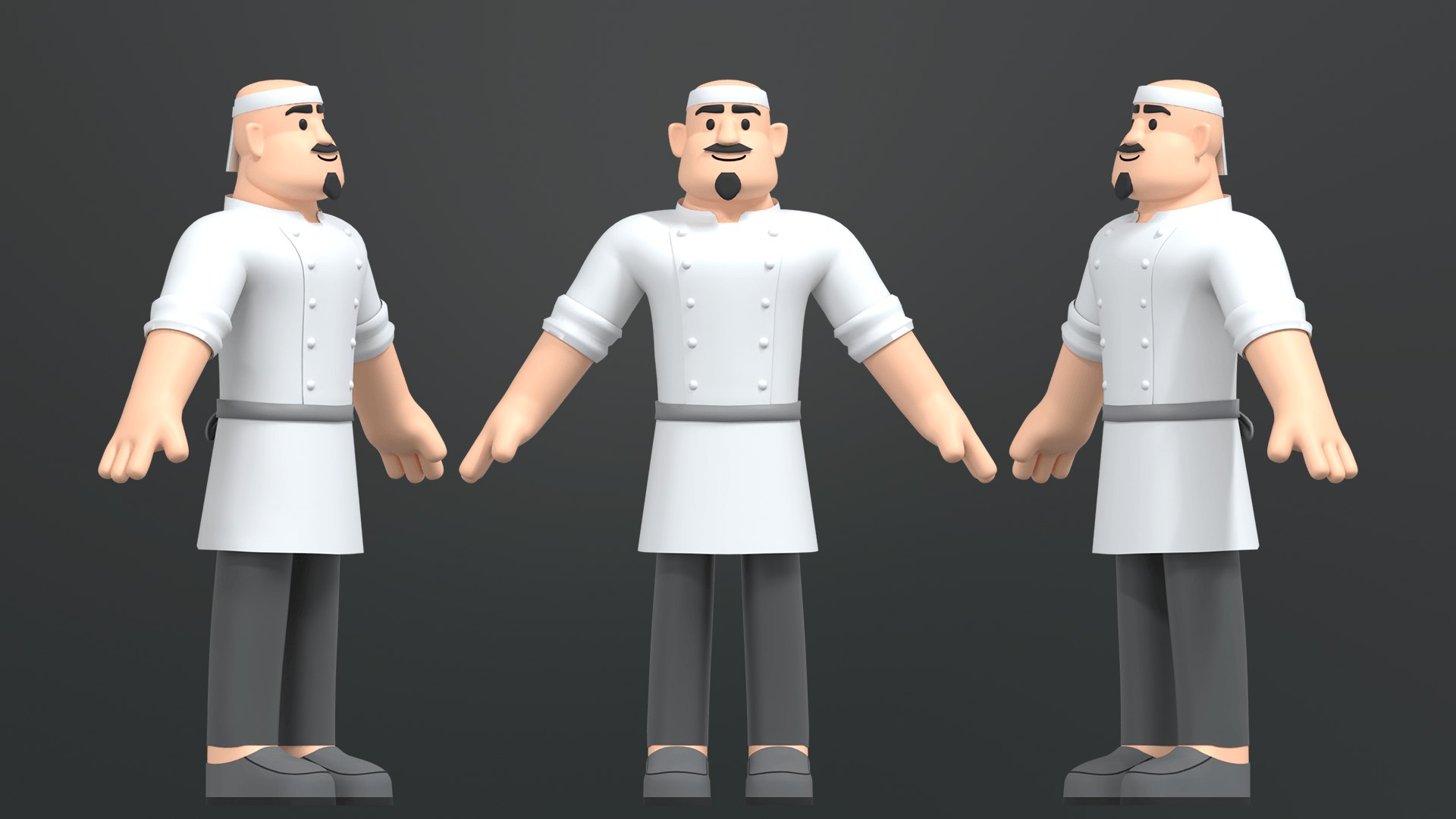 3D Minimal Chef 2 Model - TurboSquid 2285128
