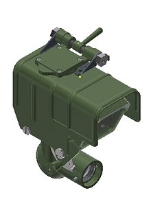 ZPU Antiaircraft 14.5mm heavy machine gun collimating sight-4