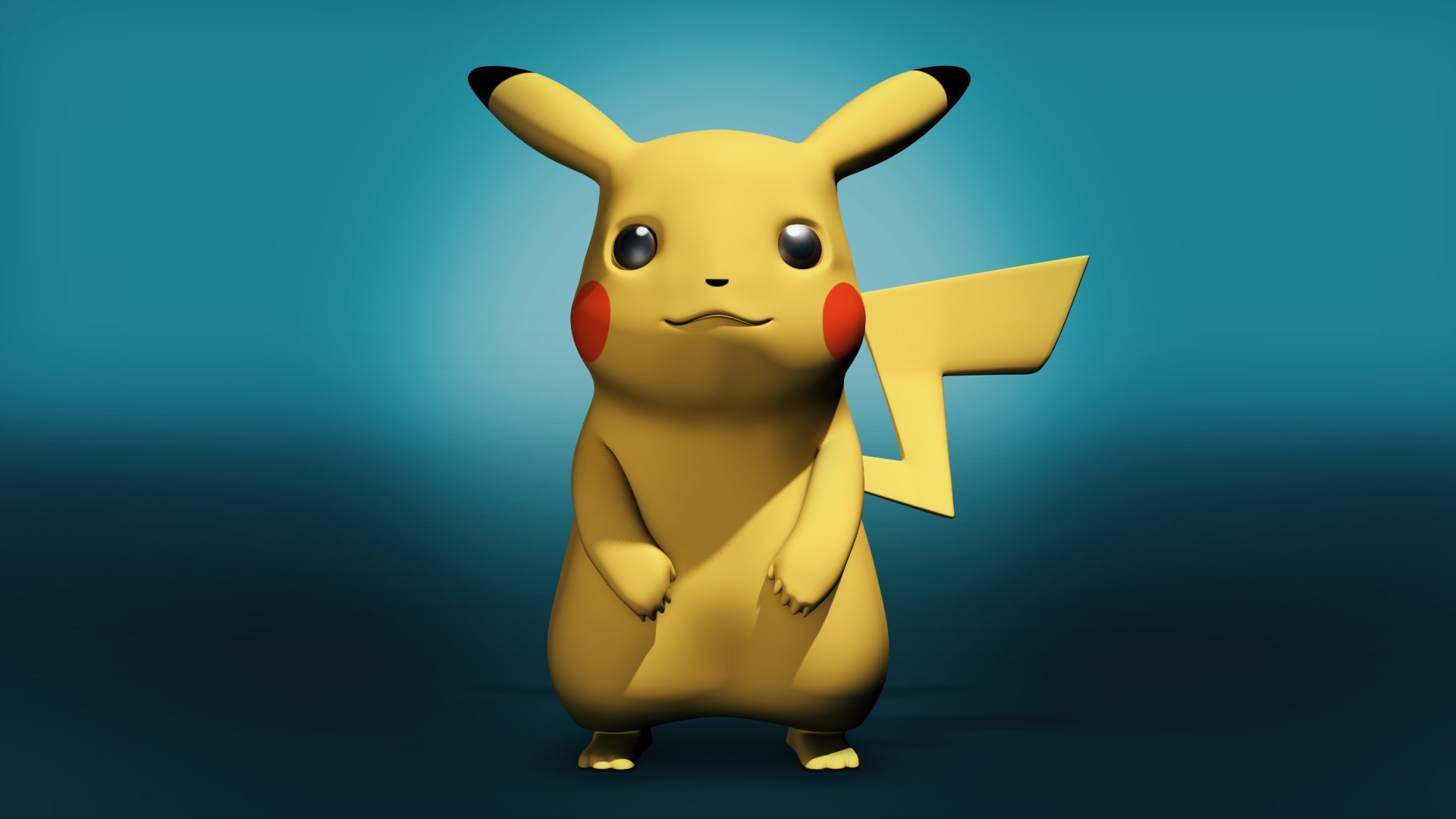 Personagem de desenho animado Pikachu Modelo 3D - TurboSquid 2076940