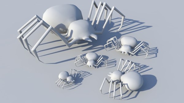 Spider 3D model - TurboSquid 1205083