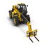 Telescopic Handler Forklift JCB 535 95 Yellow 3