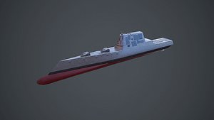 Ship USS-Zumwalt