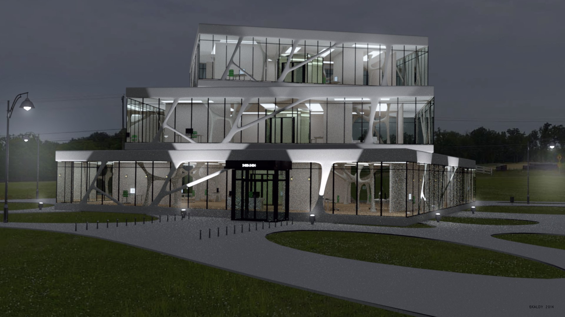 Cubic Building model https://p.turbosquid.com/ts-thumb/8X/VOe1no/pi/rendernocturno/jpg/1626603258/1920x1080/fit_q87/b11c48e7969df531b3cc85a068c209a0c3322994/rendernocturno.jpg
