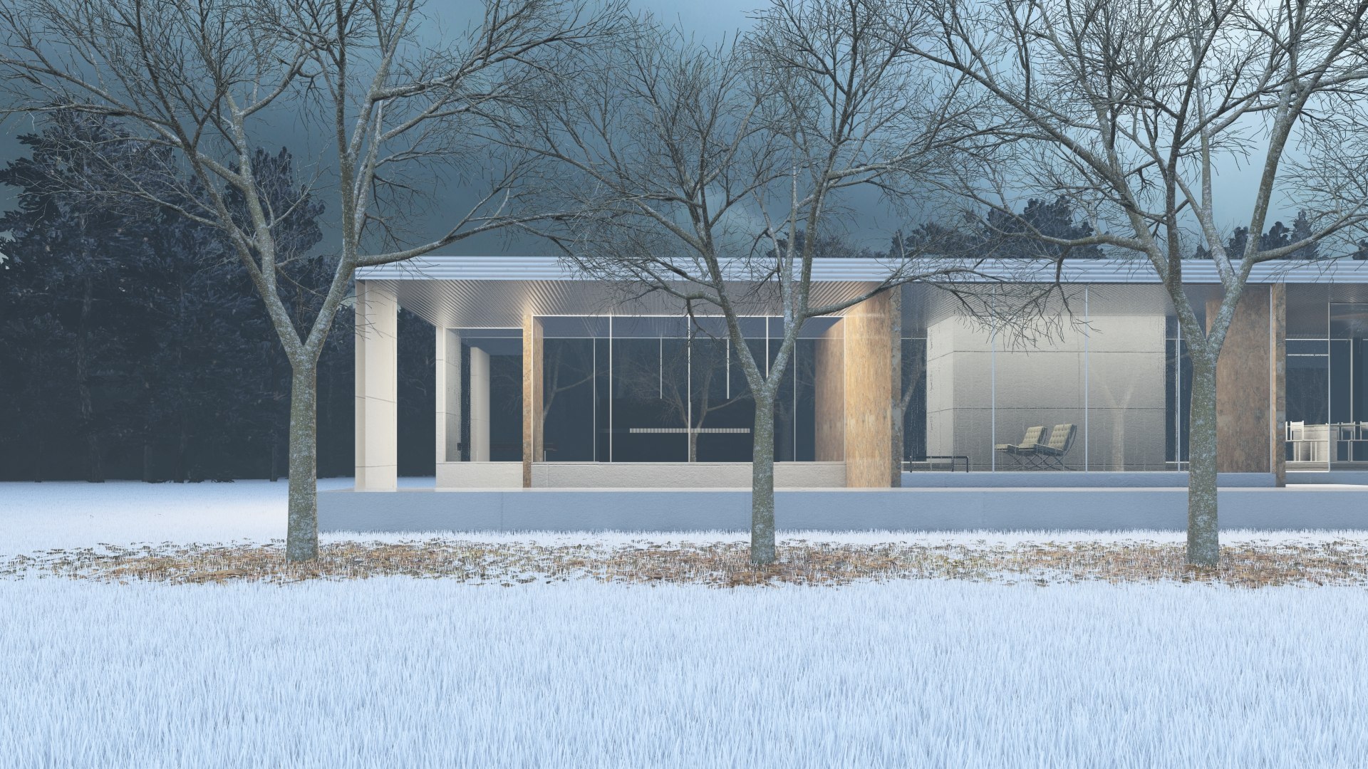 Mies Van der Rohe - Modern House 3D https://p.turbosquid.com/ts-thumb/8X/Y7tNcL/ju/r4/jpg/1642848193/1920x1080/fit_q87/6e6e429419bc1b7727b49f650467d786854d77c6/r4.jpg
