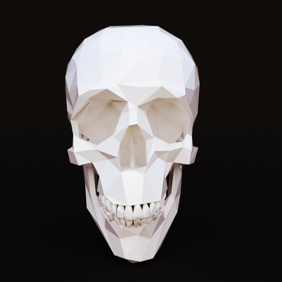 Human skull 3D model - TurboSquid 1230642