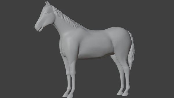 3D Horse Print model