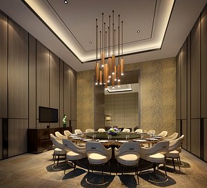 3D restaurant interiors