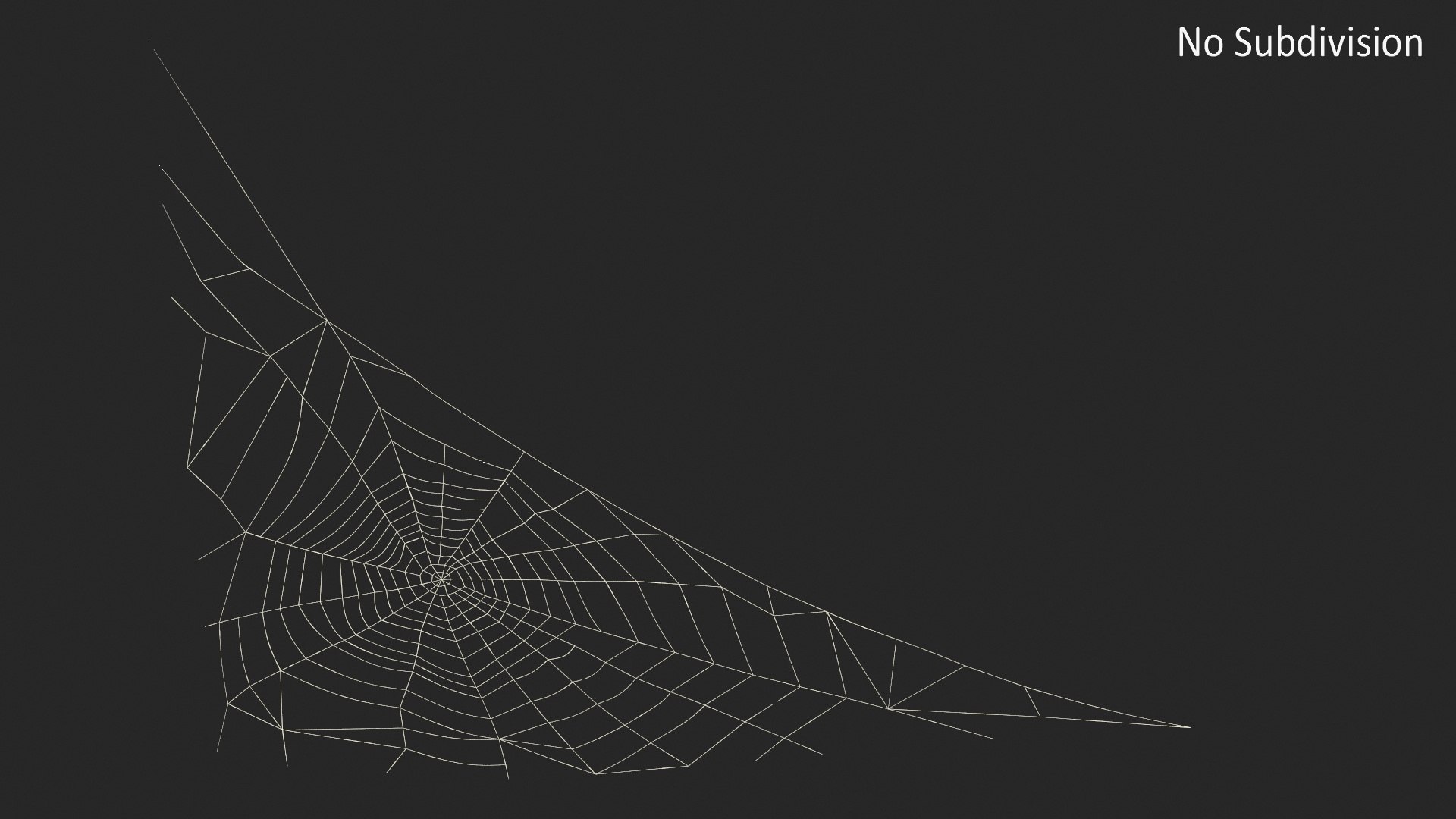 3D Triangular Shaped Spider Web - TurboSquid 2206607