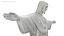 Statue du Christ Rédempteur PBR Metalness Scan basé sur
