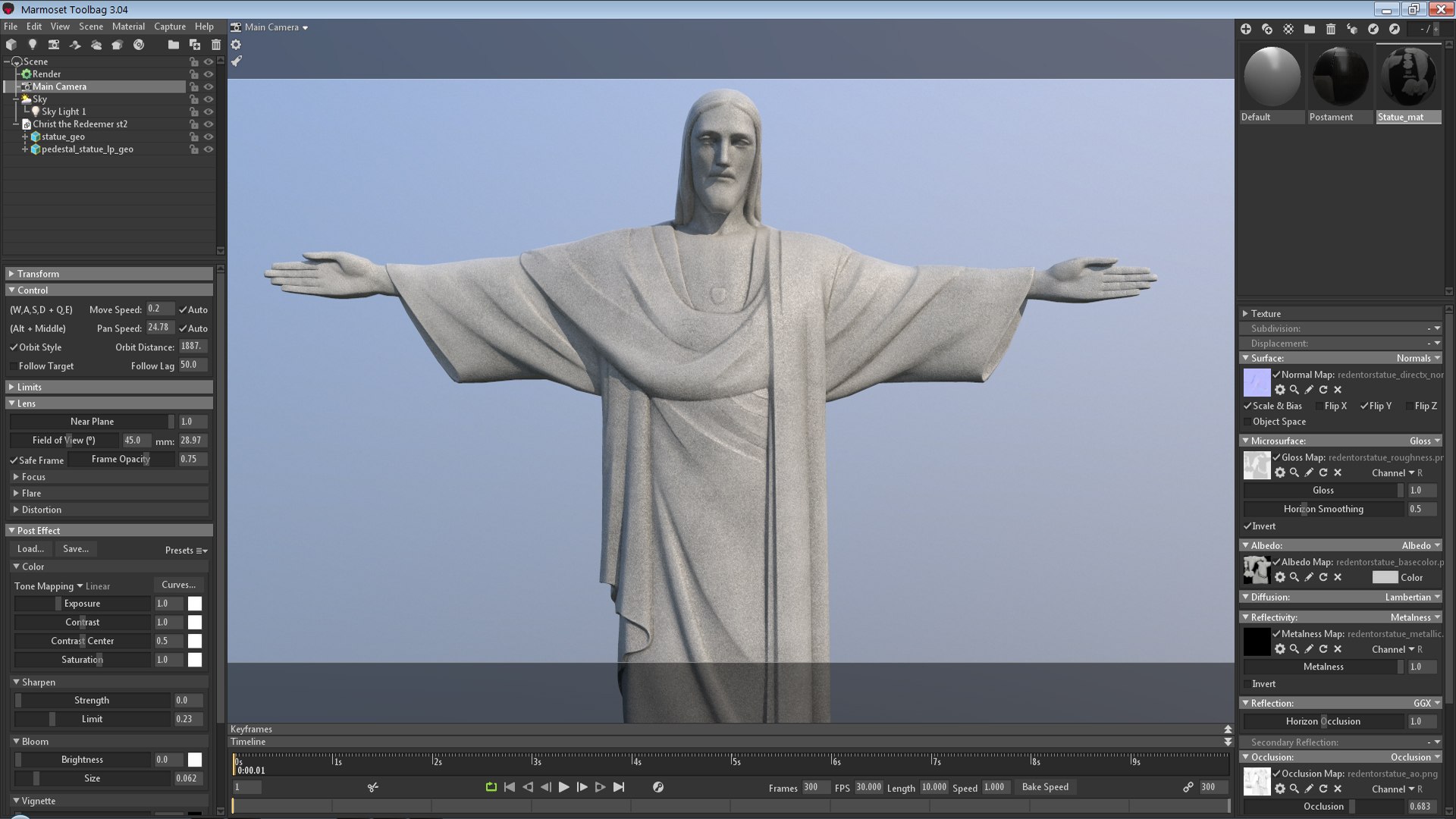 Christ the Redeemer Statue PBR Metalness Scan Based 3D https://p.turbosquid.com/ts-thumb/8X/glGaqC/cs/vieport/jpg/1755907921/1920x1080/fit_q87/5027124a63c4b247418465fd3d3cc143e0d77616/vieport.jpg