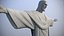 Statue du Christ Rédempteur PBR Metalness Scan basé sur