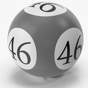 3D Bingo Ball 46