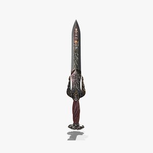 3D model Fantasy Weapon Dagger 03
