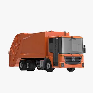 3d econic garbage truck model