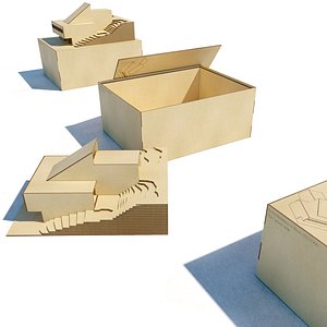 architecture box 3D