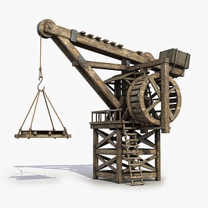 Medieval Wooden Crane 11