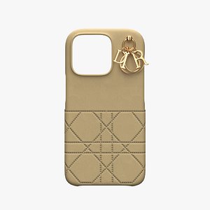3D Iphone 15 Pro Case Dior Pastel Yellow