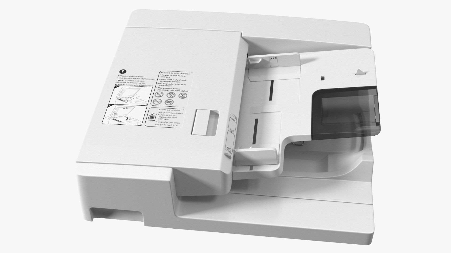 Optional Scanner for MFP IR ADVANCE 4551i II 3D model preview