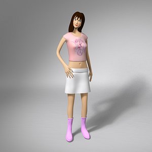 Cartoon woman