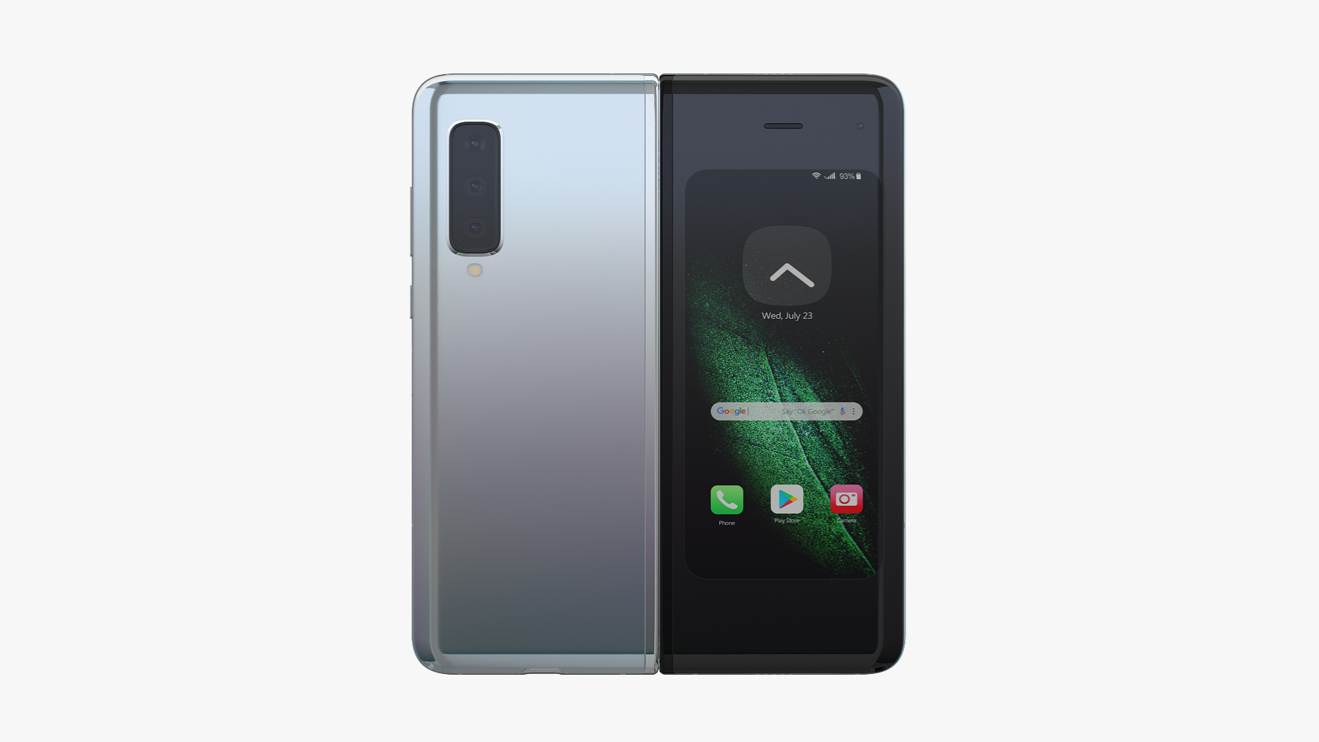 Samsung fold online space silver