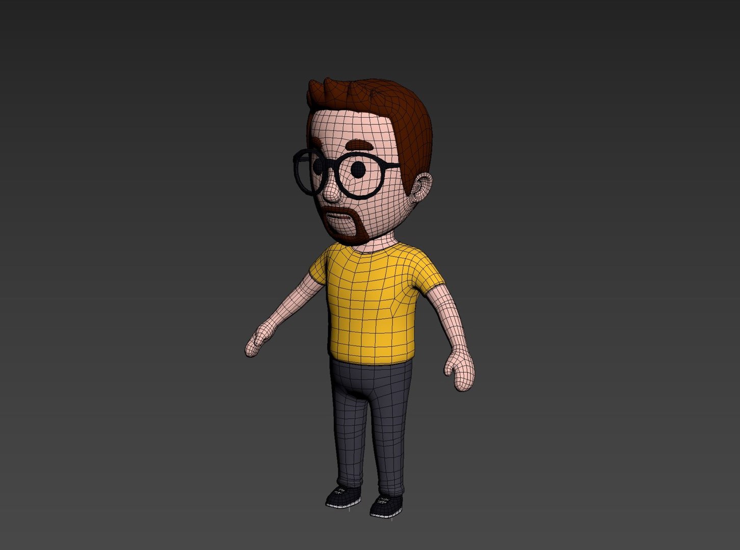3D Cartoon Male Character Rigged 021 - TurboSquid 2374639