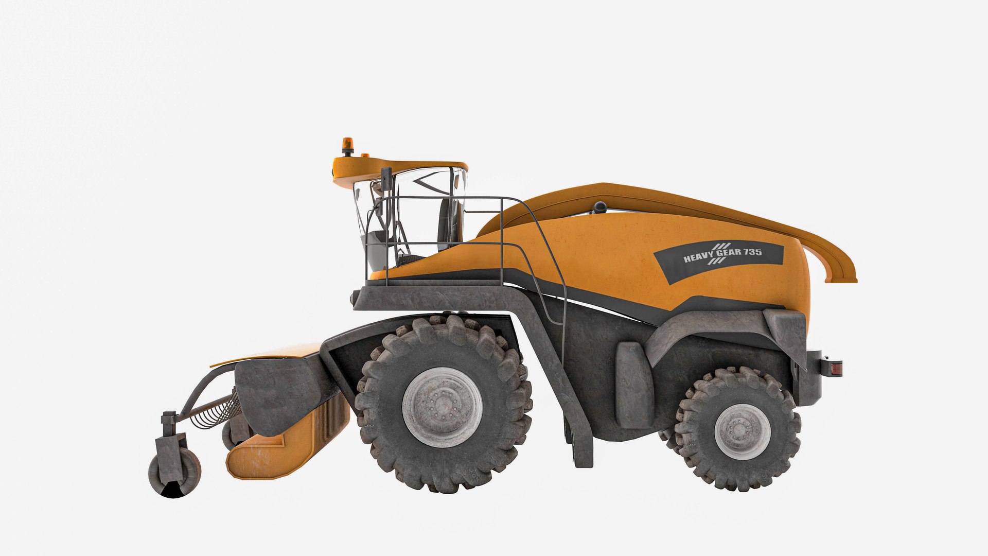 Forage Harvester 3D Model TurboSquid 2227107