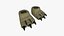 10 Slippers G Dino Paw Collection - Costume Character Design 3D model