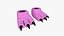 10 Slippers G Dino Paw Collection - Costume Character Design 3D model