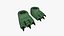 10 Slippers G Dino Paw Collection - Costume Character Design 3D model