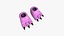 10 Slippers G Dino Paw Collection - Costume Character Design 3D model