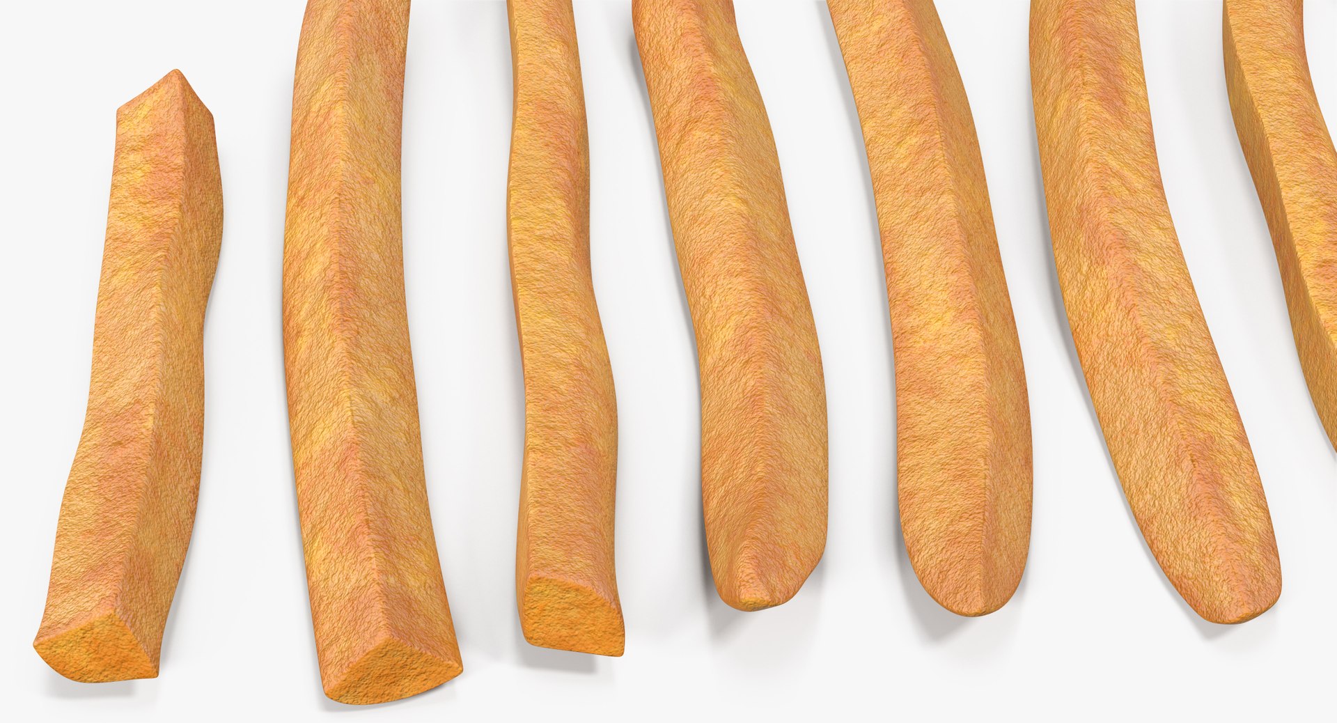 3D French Fries Model | 1148869 | TurboSquid