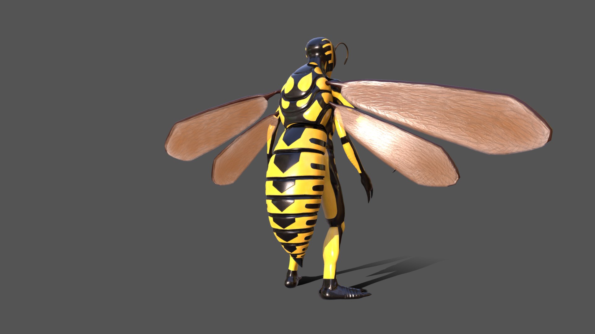 Yellow Jacket Fly 3D TurboSquid 1881161