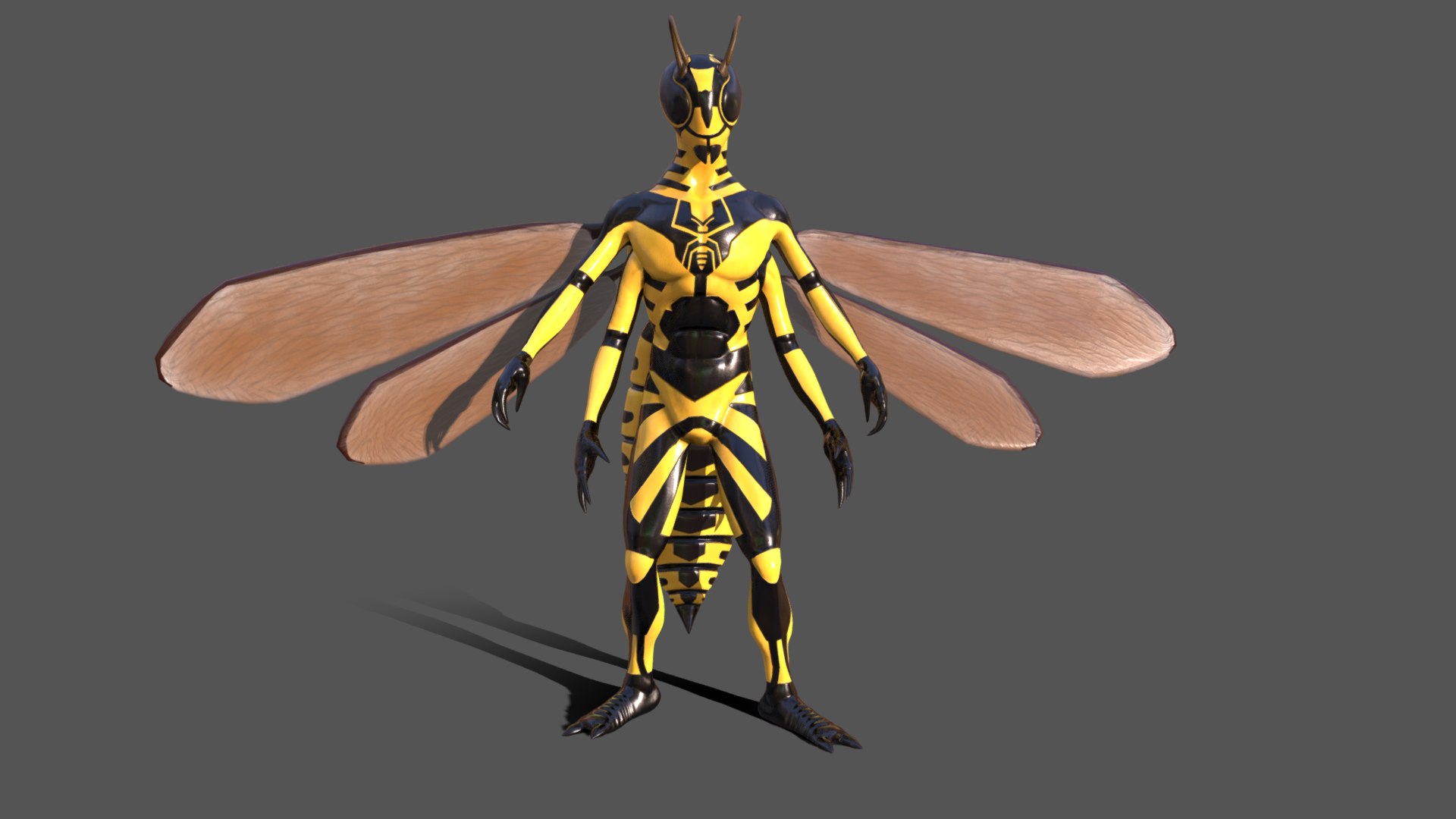Yellow Jacket Fly 3D TurboSquid 1881161