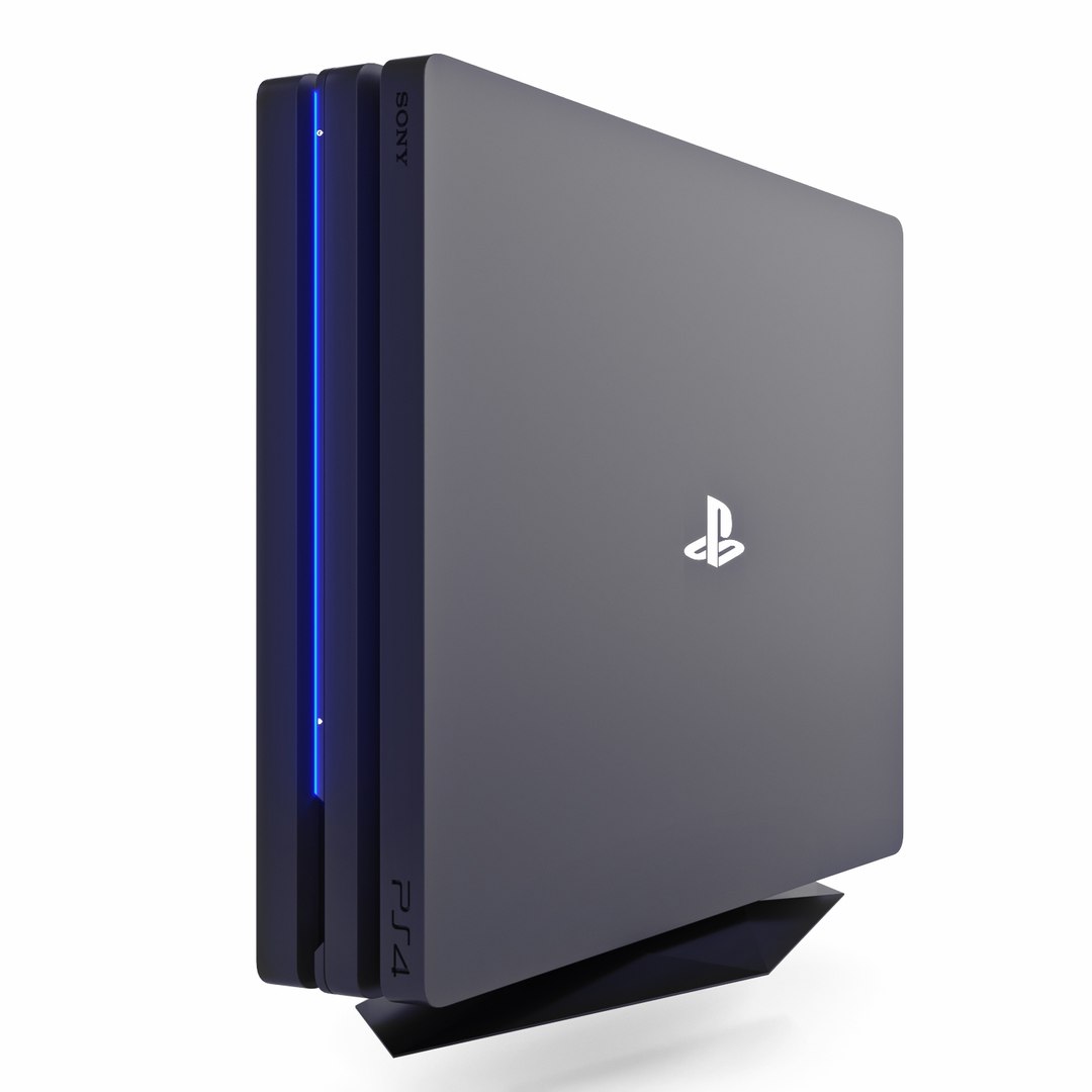 3D sony playstation 4 pro model - TurboSquid 1270647