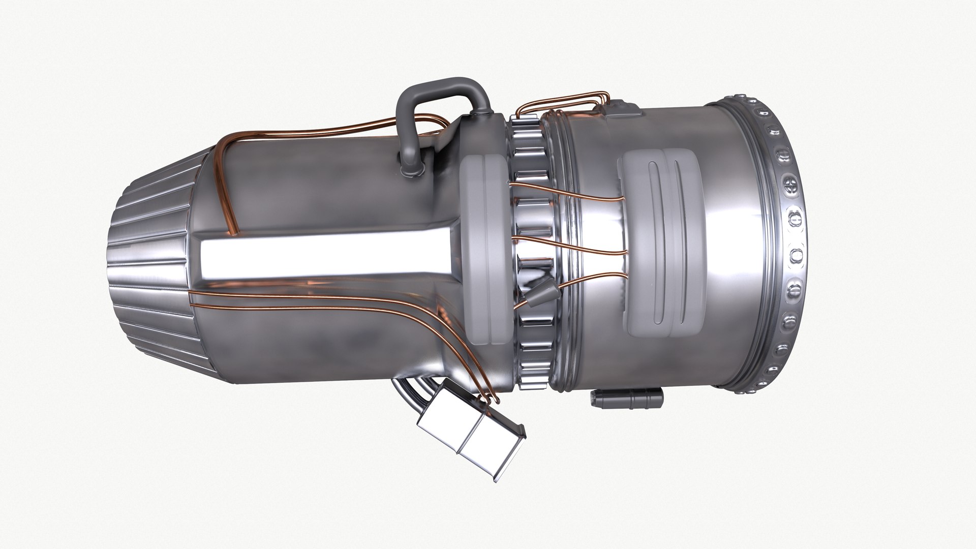 3d Model Engine Jet