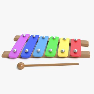 toy xylophone 3d model