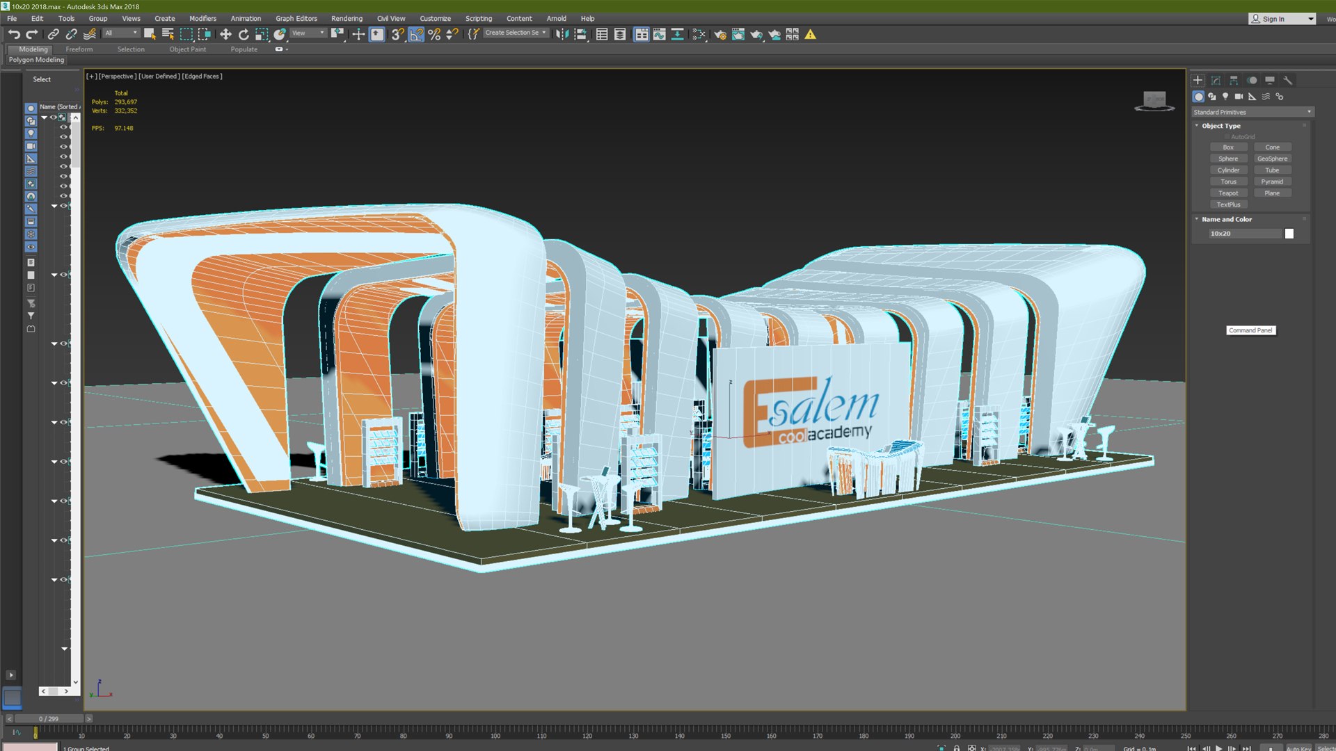 3D Exhibition Booth Design Render - TurboSquid 1558252
